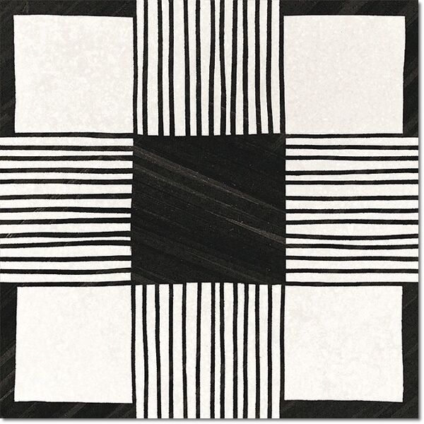 zdjęcie equipe caprice deco cloth b&w gres 20x20 (22124) 