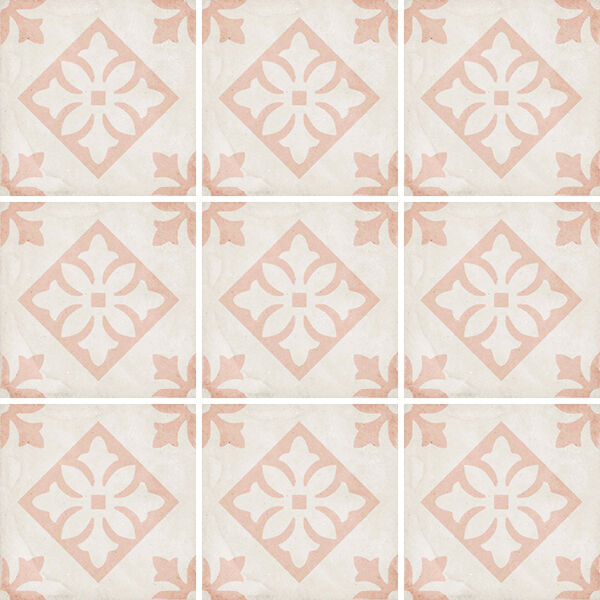 zdjęcie equipe art nouveau padua pink gres dekor 20x20 (24407) 