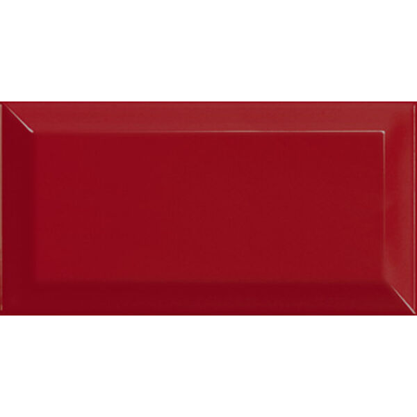 equipe metro rosso płytka ścienna 10x20 (20123) płytki equipe ceramicas glazura prostokątne hiszpańskie 10x20 błyszczące o grubości od 8 do 10 mm