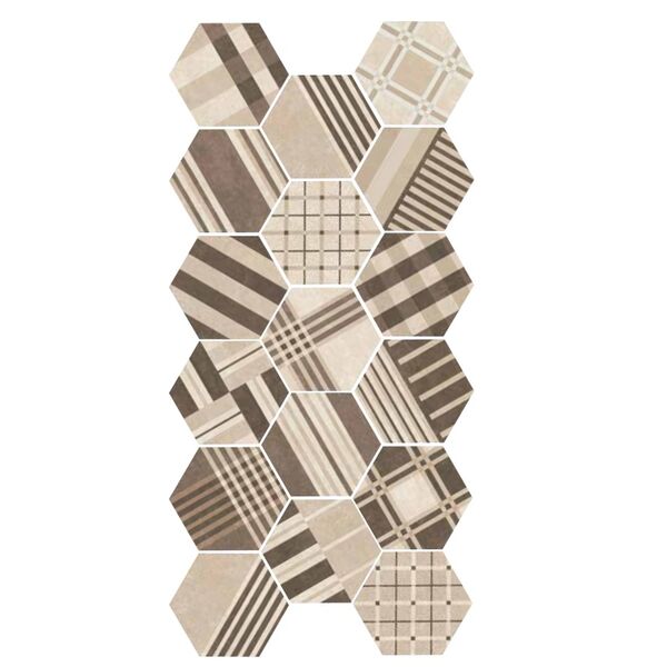 zdjęcie equipe hexatile cement geo sand gres 17.5x20 (22100) 