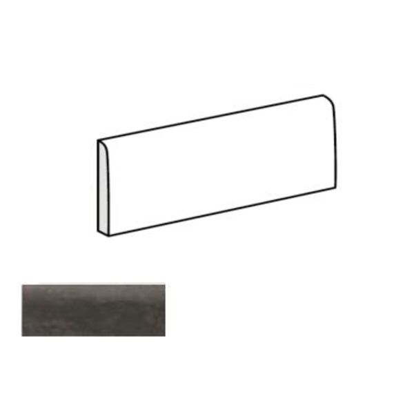 equipe splendours black bullnose 7.5x15 (23990) 