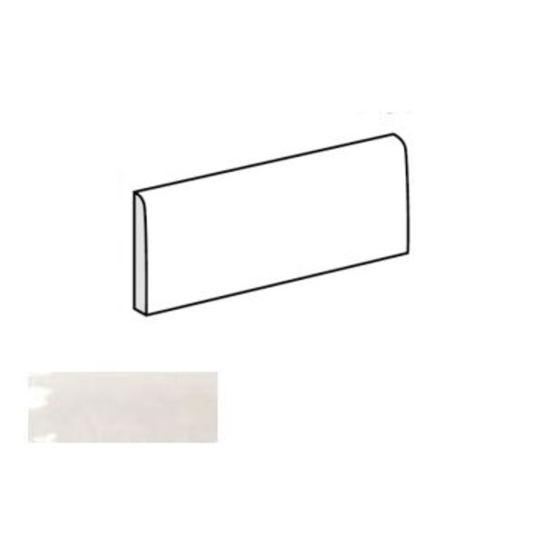 equipe splendours white bullnose 7.5x15 (23988) 