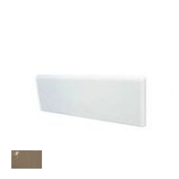 equipe tobacco bullnose 6.5x20 (21676) płytki equipe ceramicas glazura prostokątne hiszpańskie do kuchni brązowe strukturalne