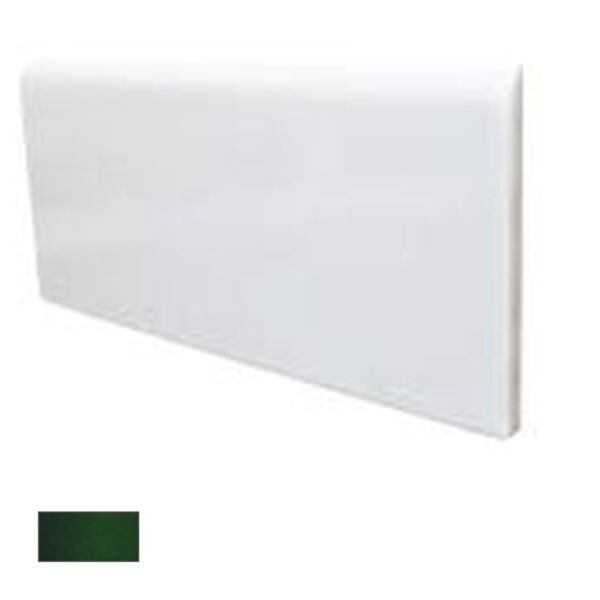 equipe victorian green brillo bullnose 7.5x15 (22488) płytki equipe ceramicas zielone błyszczące o grubości 6 do 8 mm