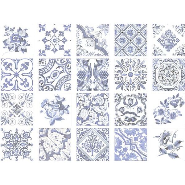 zdjęcie fabresa oporto blanco dekor 15x15 