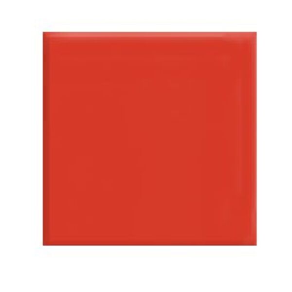 fabresa unicolor rojo brillo płytka ścienna 15x15 