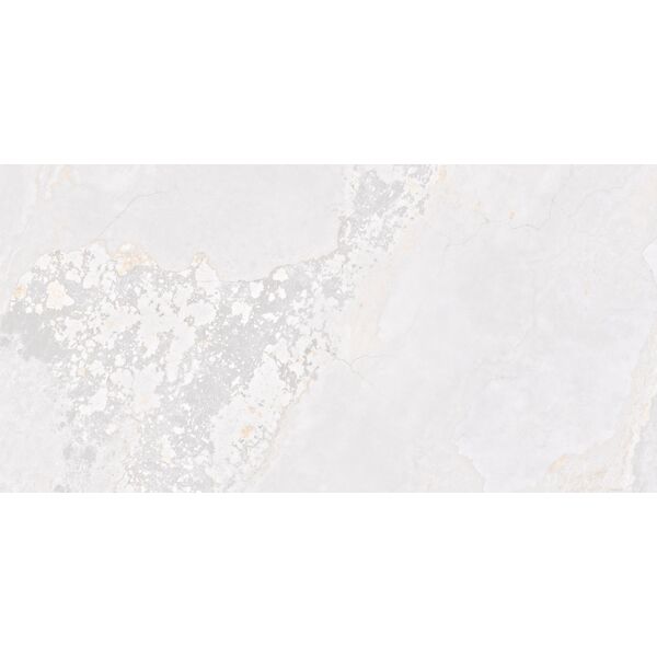 Fanal Planet White Metal Shine gres rektyfikowany 60x120 - gres na podłogę z efektem metalu