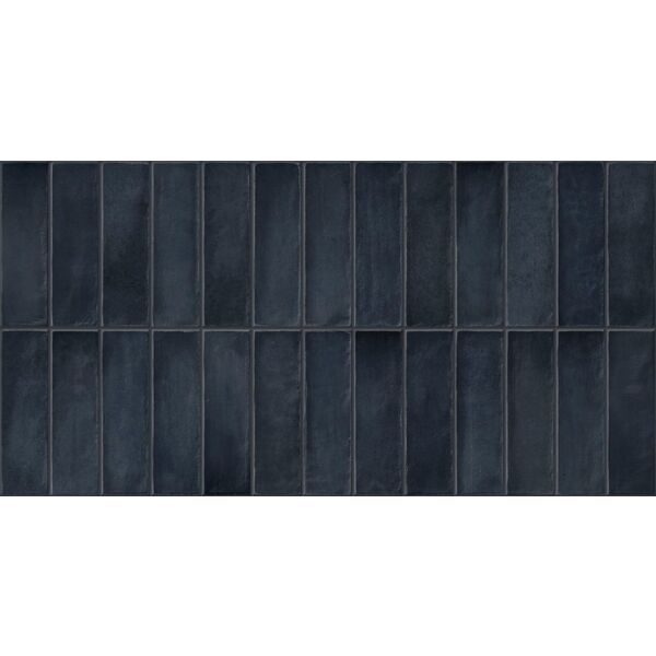 Gayafores Deco Artis Plus Navy gres 32x62.5 - gres hiszpański w stylu retro do kuchni i łazienki