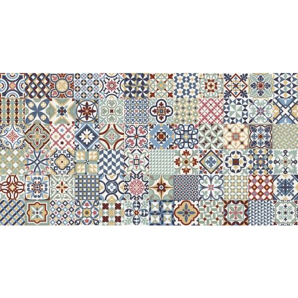 gayafores heritage mix dekor 32x62.5 płytki gayafores glazura prostokątne patchwork