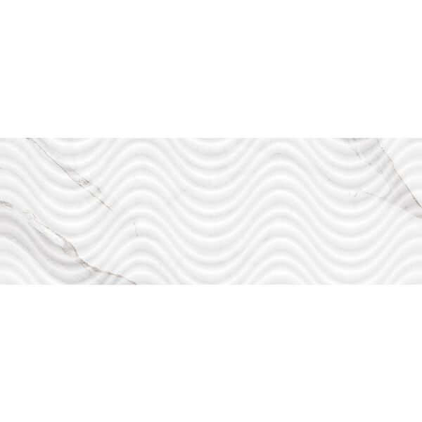 zdjęcie geotiles asaro rlv. blanco glossy płytka ścienna 30x90 