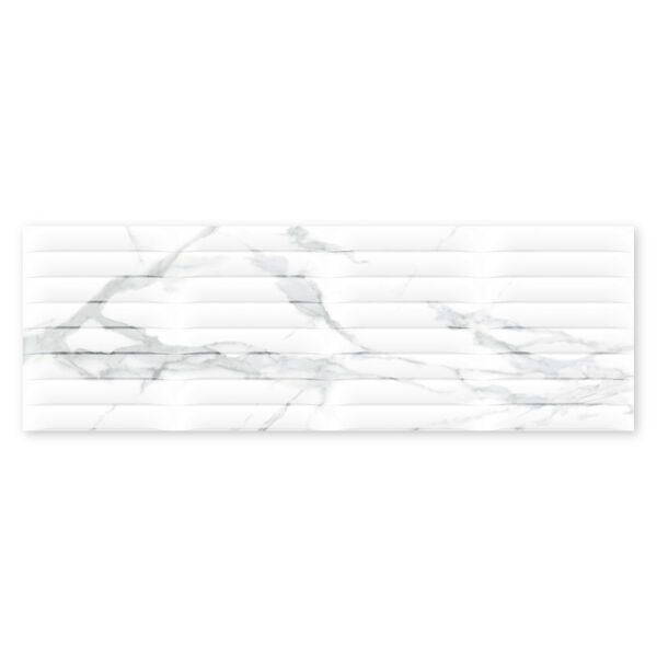 zdjęcie geotiles num rlv blanco glossy płytka ścienna 30x90 