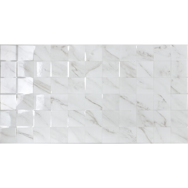 geotiles agora rlv. blanco płytka ścienna 31.6x60 płytki geotiles glazura imitujące marmur hiszpańskie białe o grubości 6 do 8 mm