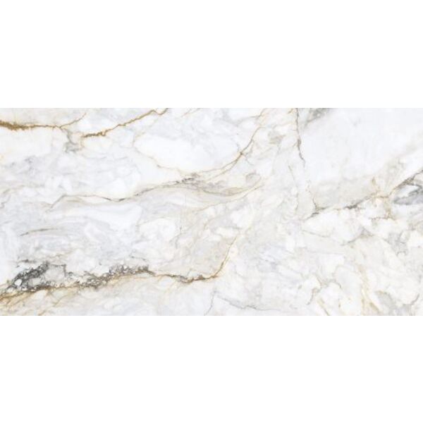 indie marble gold gres poler rektyfikowany 60x120 płytki indie imitujące kamień do salonu 120x60 błyszczące rektyfikowane