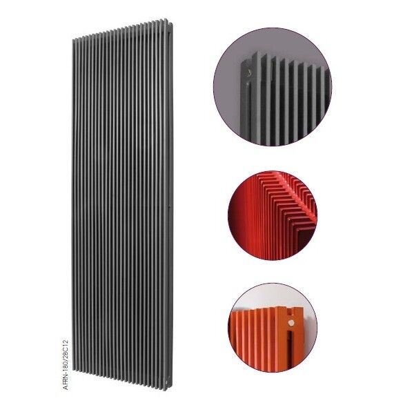 Instal-Projekt Afro New 2 AFRN2-180/23D50P Grzejnik Hybrydowy 1800/513 C42- kolor Cappuccino (Modulus)