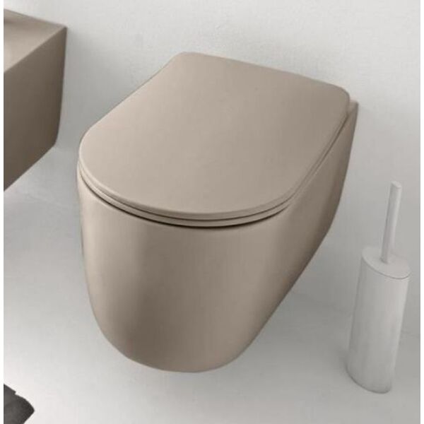 Kerasan Nolita Miska Norim WC Wisząca kolor Nocciola/Hazel matt (531481) 55x35