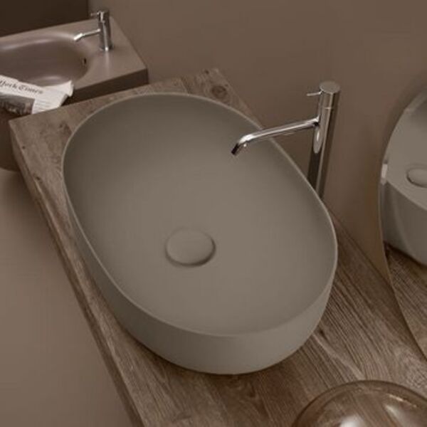 Kerasan Nolita Umywalka Stojąca na Blacie kolor Nocciola/Hazel matt (534381) 60x40