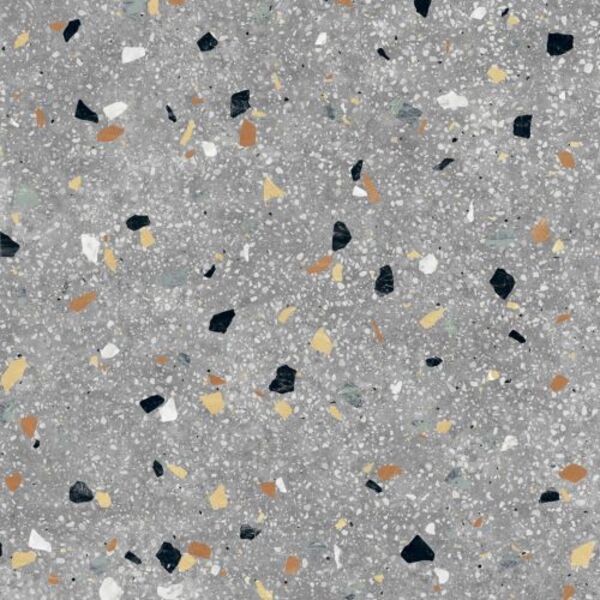 keros ceramika galaxy gris gres 59.6x59.6x0.98 płytki keros ceramika gres imitujące lastryko kwadratowe do kuchni na podłogę