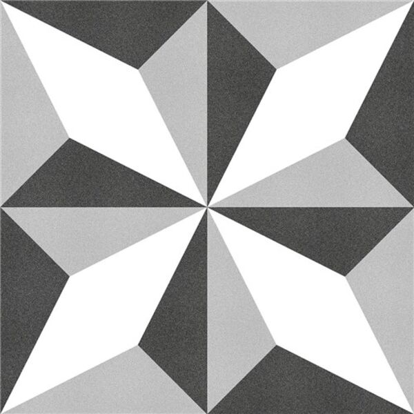 zdjęcie keros ceramika estrella negro gres 25x25 