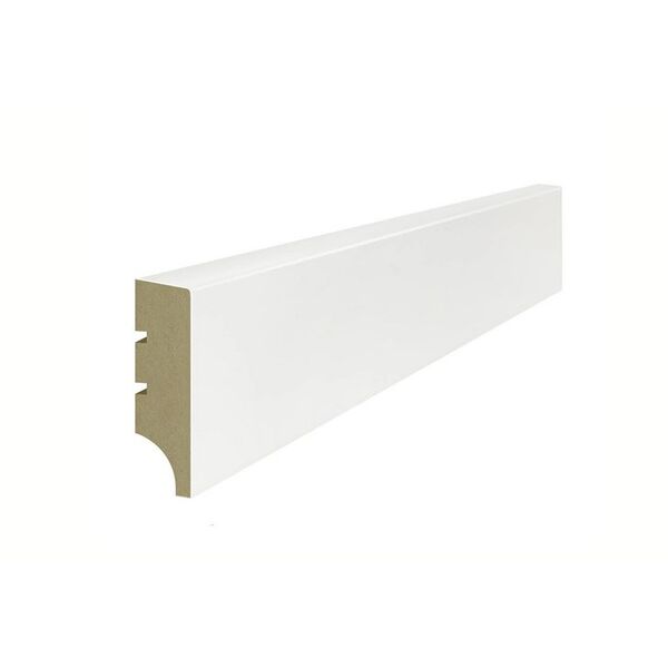 lagrus basic r1 listwa przypodłogowa biała mdf plus (wilgocioodporna) 244x6x1.6 