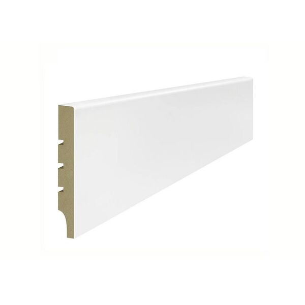 lagrus classic r1 mini listwa przypodłogowa biała mdf plus (wilgocioodporna) 244x8x1 listwy podłogowe lagrus