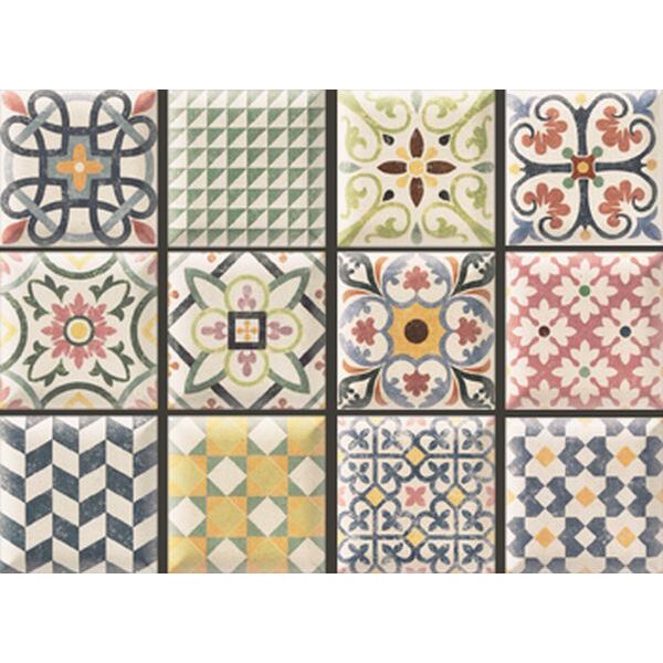 mainzu ceramica enzo dekor ścienny 15x15 płytki mainzu ceramica do łazienki satynowe patchwork