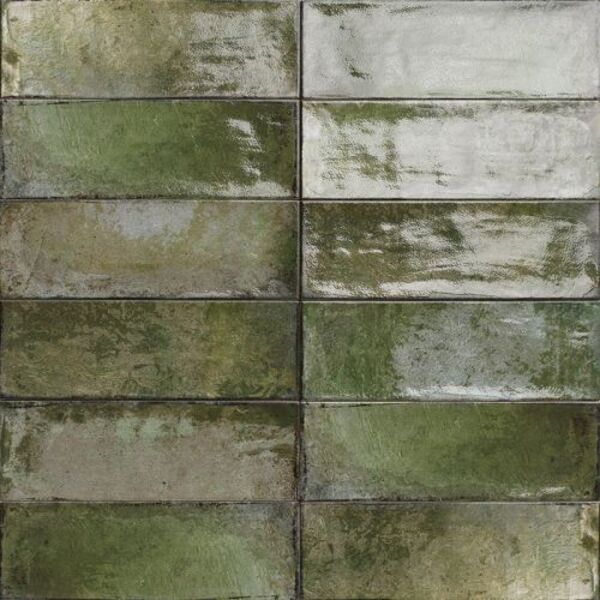 mainzu ceramica armoni green płytka ścienna 10x30 płytki mainzu ceramica imitujące cegłę prostokątne do kuchni 10x30