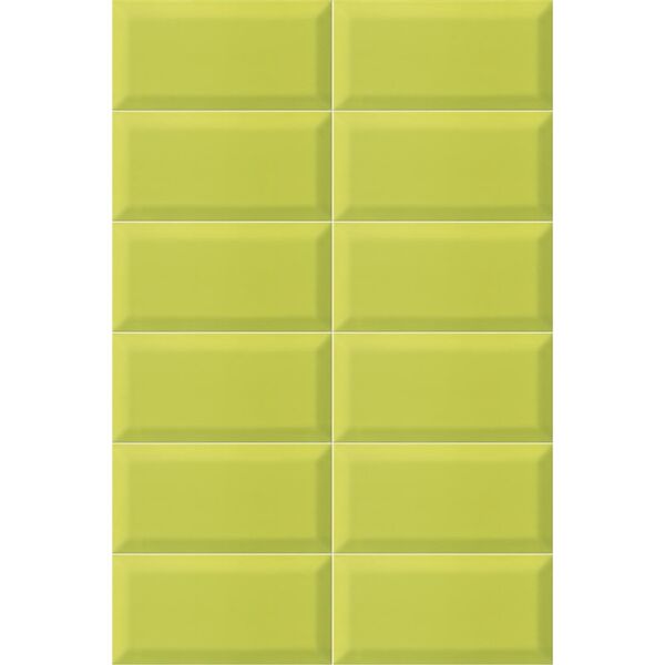 mainzu ceramica bissel yellow green płytka ścienna 10x20 płytki mainzu ceramica glazura hiszpańskie na ścianę 10x20 o grubości 10 mm