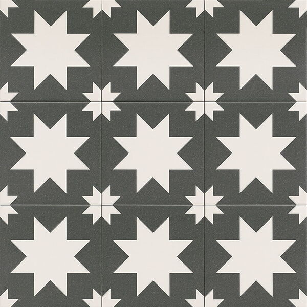 zdjęcie mainzu ceramica fired star black płytka podłogowa 20x20