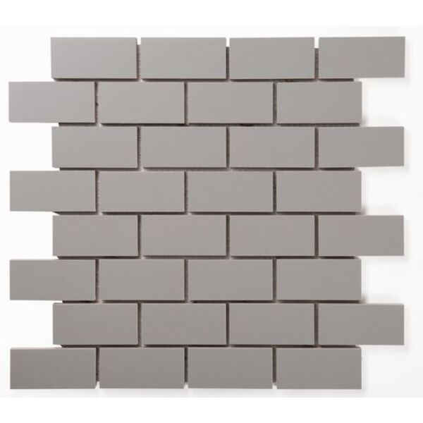 zdjęcie manufaktura mozaik cegiełki szare mat mozaika 30x30 