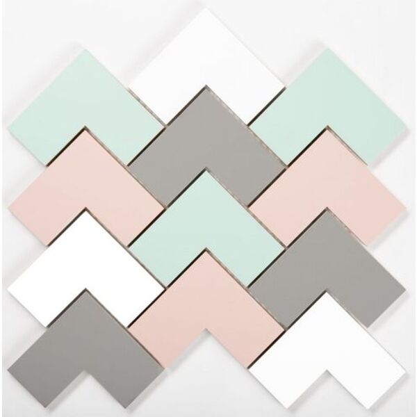 zdjęcie manufaktura mozaik jodełka skandynawska mozaika 37x37 