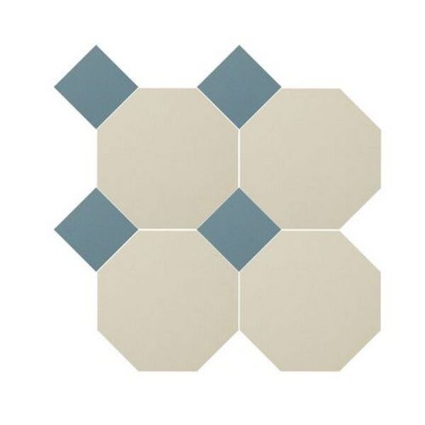 zdjęcie manufaktura mozaik oktagon biało niebieski mozaika 34x34 