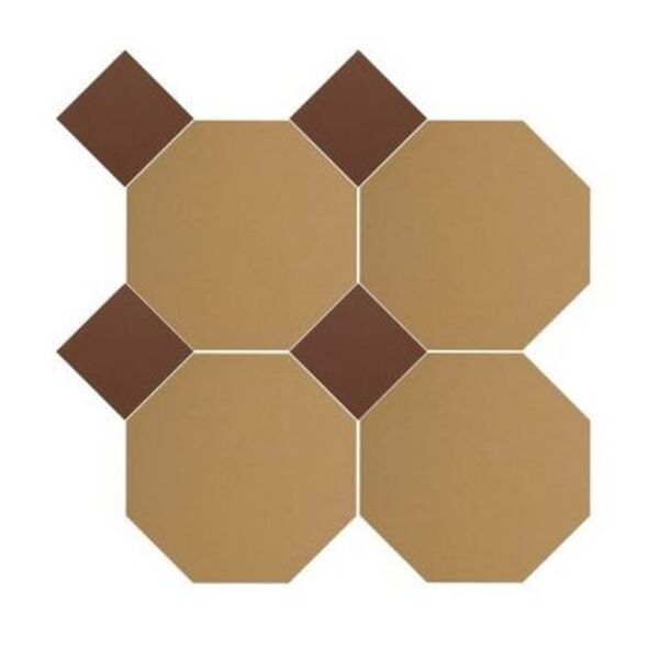 zdjęcie manufaktura mozaik oktagon żółto ceglany mozaika 34x34 