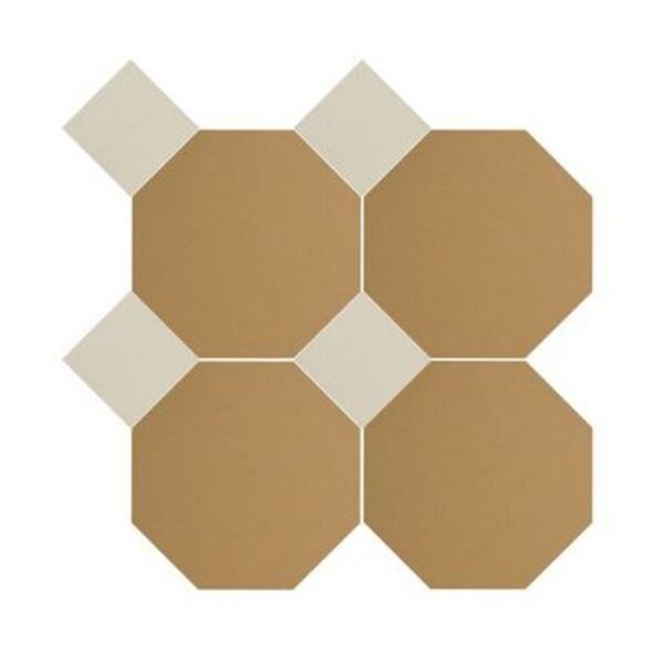 zdjęcie manufaktura mozaik oktagon żółto biały mozaika 34x34 