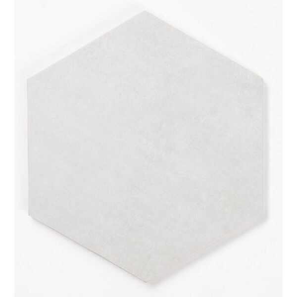 zdjęcie manufaktura mozaik heksagon light grey mozaika 19.5x20 