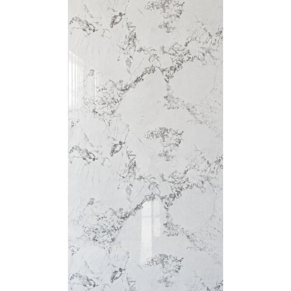 Manufaktura Płyt Crystal White Połysk Płyta ścienna Węglowa 280x122