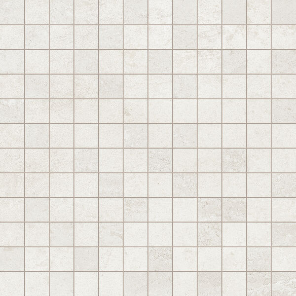 zdjęcieMarazzi Plaza White Mosaico M9EP 30x30 - biała mozaika betonopodobna