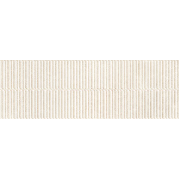 Marazzi Room Wall 3D Match Beige MP6E 30x90 - biała płytka ceramiczna 3d