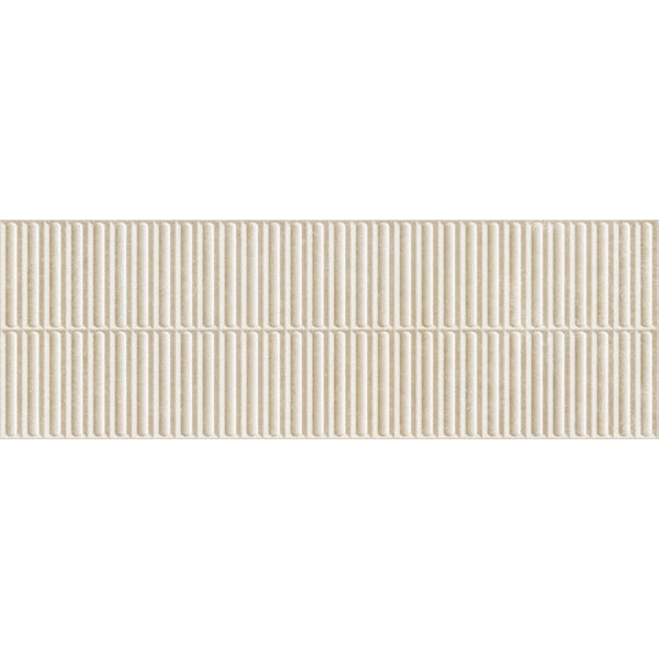 Marazzi Room Wall 3D Match Taupe MP6A 30x90 - biała płytka z efektem 3d kuchenna i łazienkowa