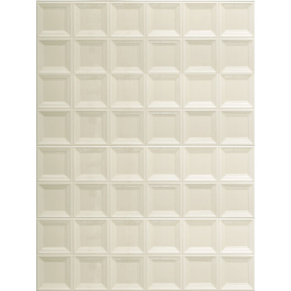 Marazzi Bliss 3D Square Cream MP5X 30x90 - biała płytka z efektem 3d