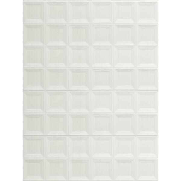 Marazzi Bliss 3D Square ICE MP5V 30x90 - białe kafelki z efektem 3d