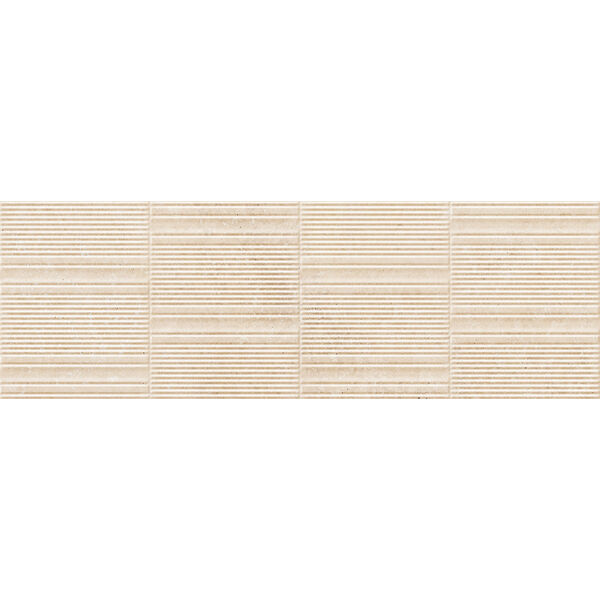 Marazzi Fabula Wall 3D Gentle Travertino Cross Beige MP9N 33x100