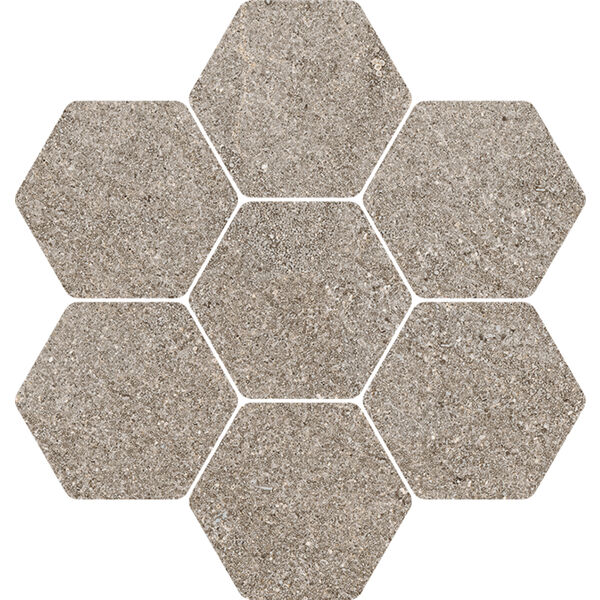 Marazzi Naturalia Taupe Mosaico MF2G 30.3x30.3 - matowa mozaika gresowa do salonu kamieniopodobna