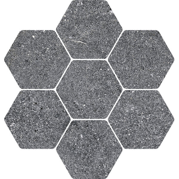 Marazzi Naturalia Cenere Mosaico MF2J 30.3x30.3 - szara mozaika gresowa kamieniopodobna do salonu