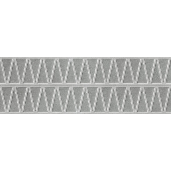 Marazzi Slow Wall 3D HAY Cromo MPC7 40x120 - szara płytka ceramiczna strukturalna łazienkowa i kuchenna