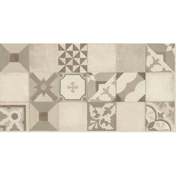 marazzi work beige vintage m13d dekor 30x90 płytki patchwork marazzi