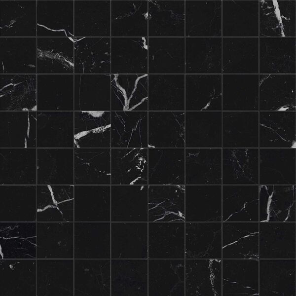 marazzi allmarble elegant black lux m48w mozaika 30x30 