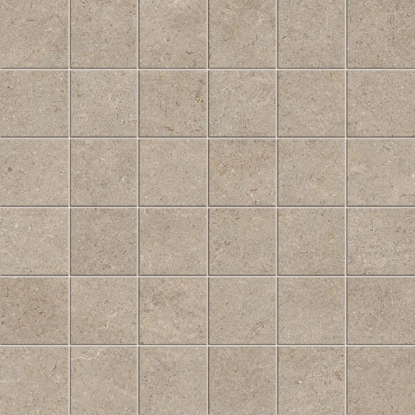Marazzi Terratech Cannella Mosaico Tessere 5x5 M8YC 30x30 - beżowa mozaika imitująca beton