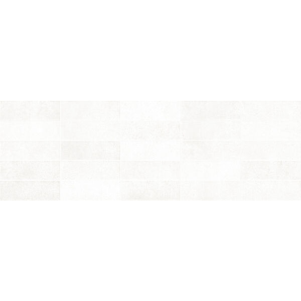 Marazzi Appeal White Struttura Brick 3D M9N7 25x76 - biała glazura 3d łazienkowa i kuchenna