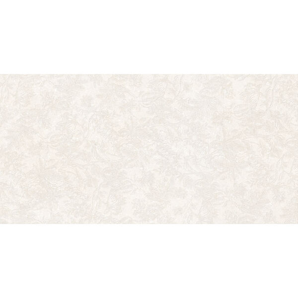 Marazzi Mystone Berici Bianco Decoro Flora MM7U 60x120 - biała płytka dekoracyjna kamieniopodobna
