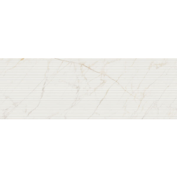zdjęcieMarazzi Magnifica Calacatta Gold STR Mikado M5SZ 60x180 - białe kafelki 3d kuchenne i łazienkowe